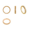 NEW! Ring with Tiny Roses - 18kt yellow gold