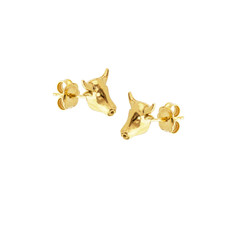 Tiny Bull Studs - golden